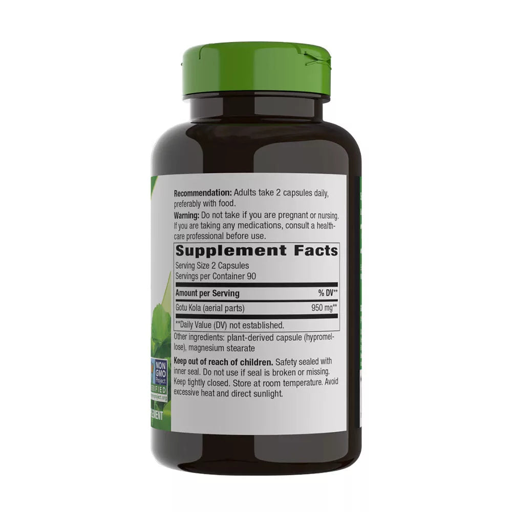 Nature's Way Gotu Kola Herb (180 Capsules)