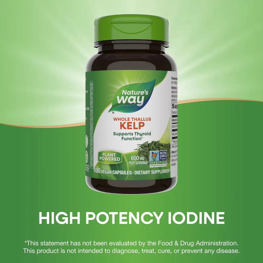 Nature's Way Kelp (100 Capsules)