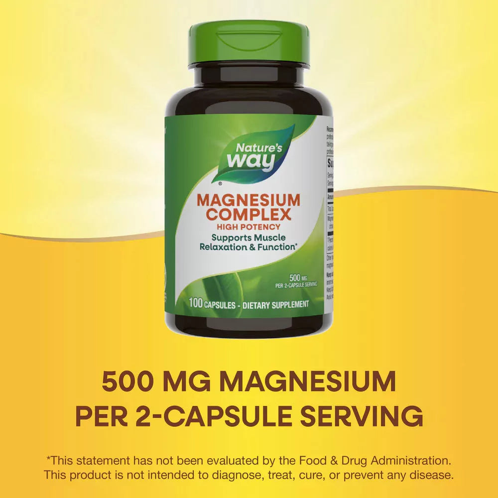 Nature's Way Magnesium Complex (100 Capsules)