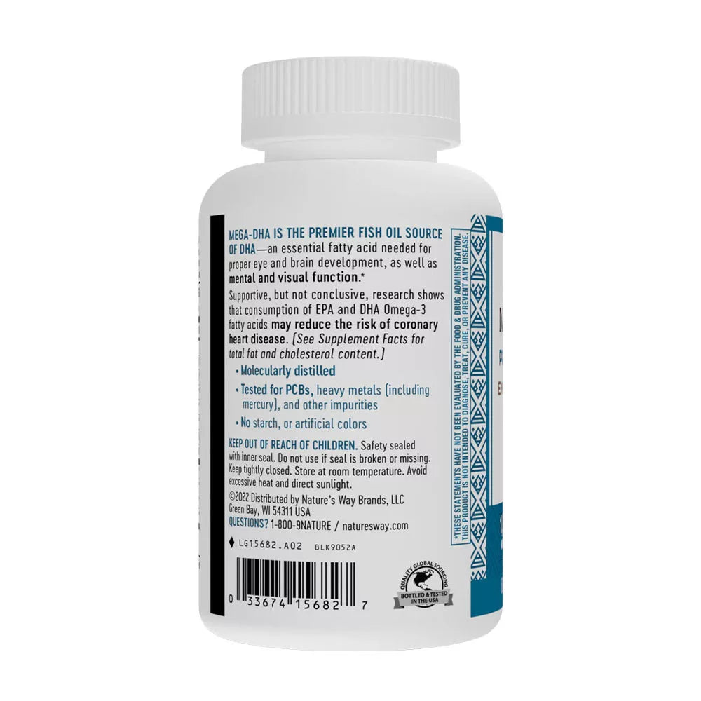 Nature's Way Mega-DHA (60 Softgels)