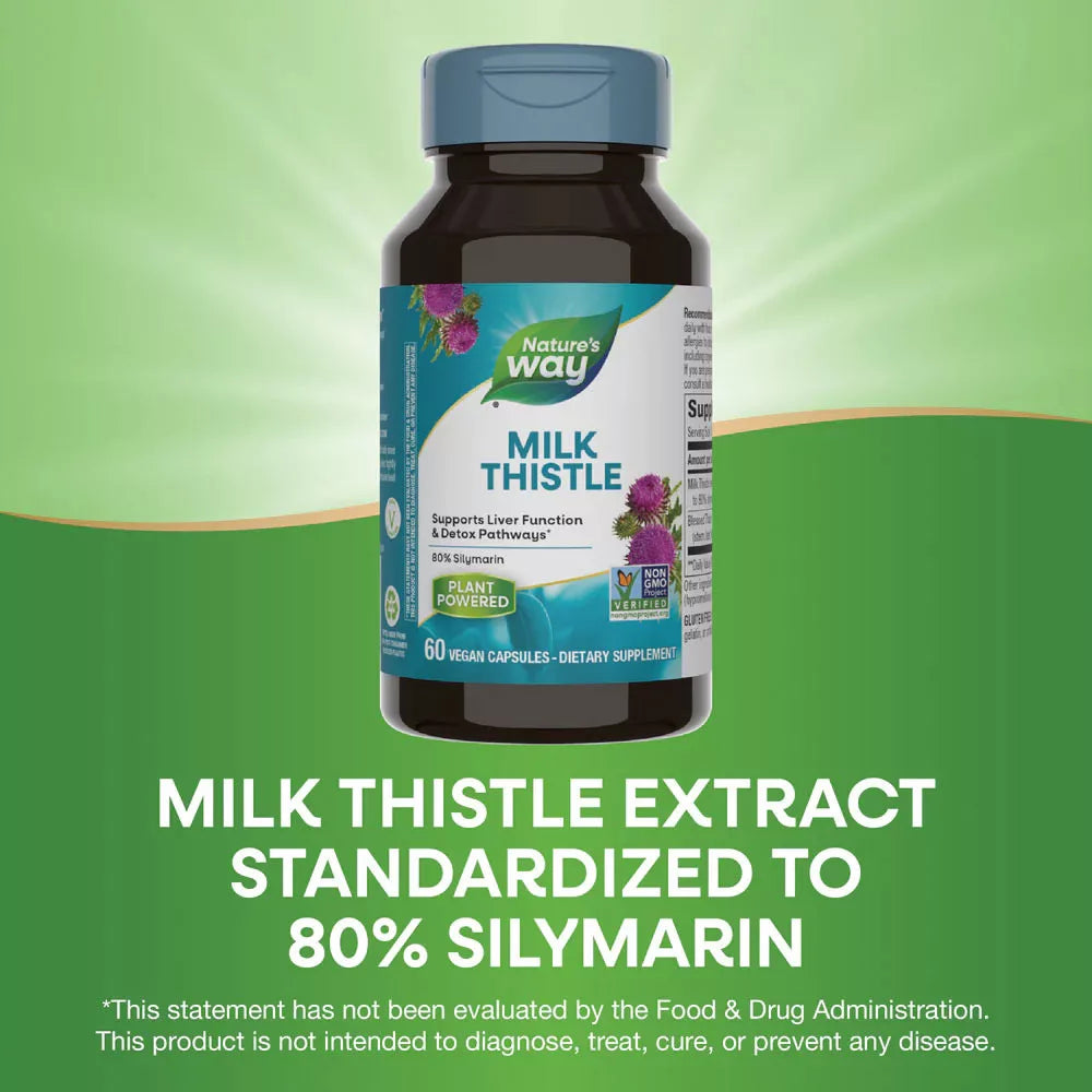 Nature's Way Milk Thistle (60 Capsules)