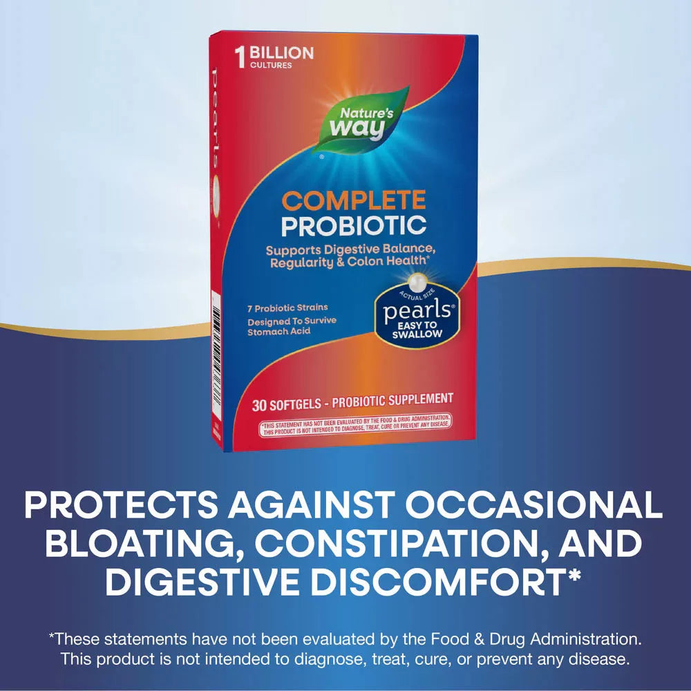 Nature's Way Probiotic Pearls® Complete (30 Softgels)