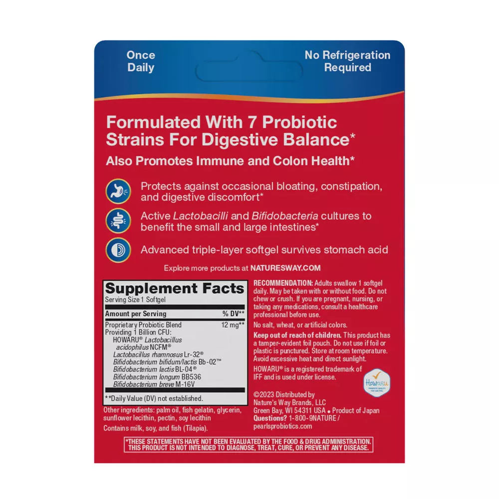 Nature's Way Probiotic Pearls® Complete (30 Softgels)