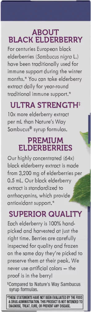 Nature's Way Sambucus Drops (30 ml, Elderberry)