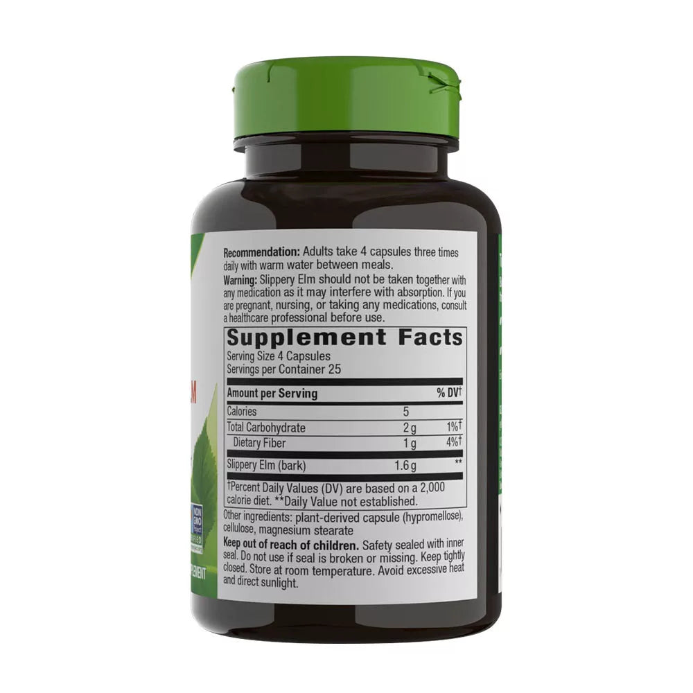 Nature's Way Slippery Elm Bark (100 Capsules)