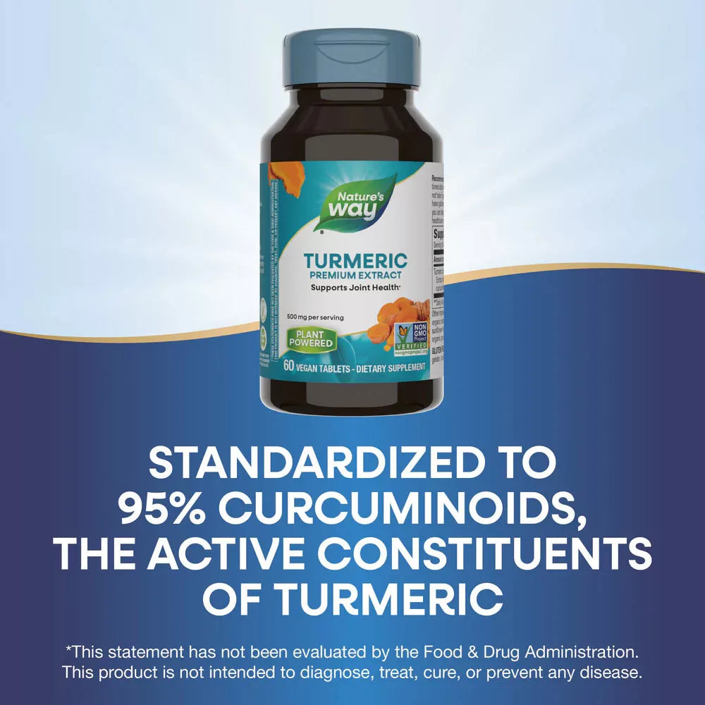 Nature's Way Turmeric Premium Extract (60 Tablets)