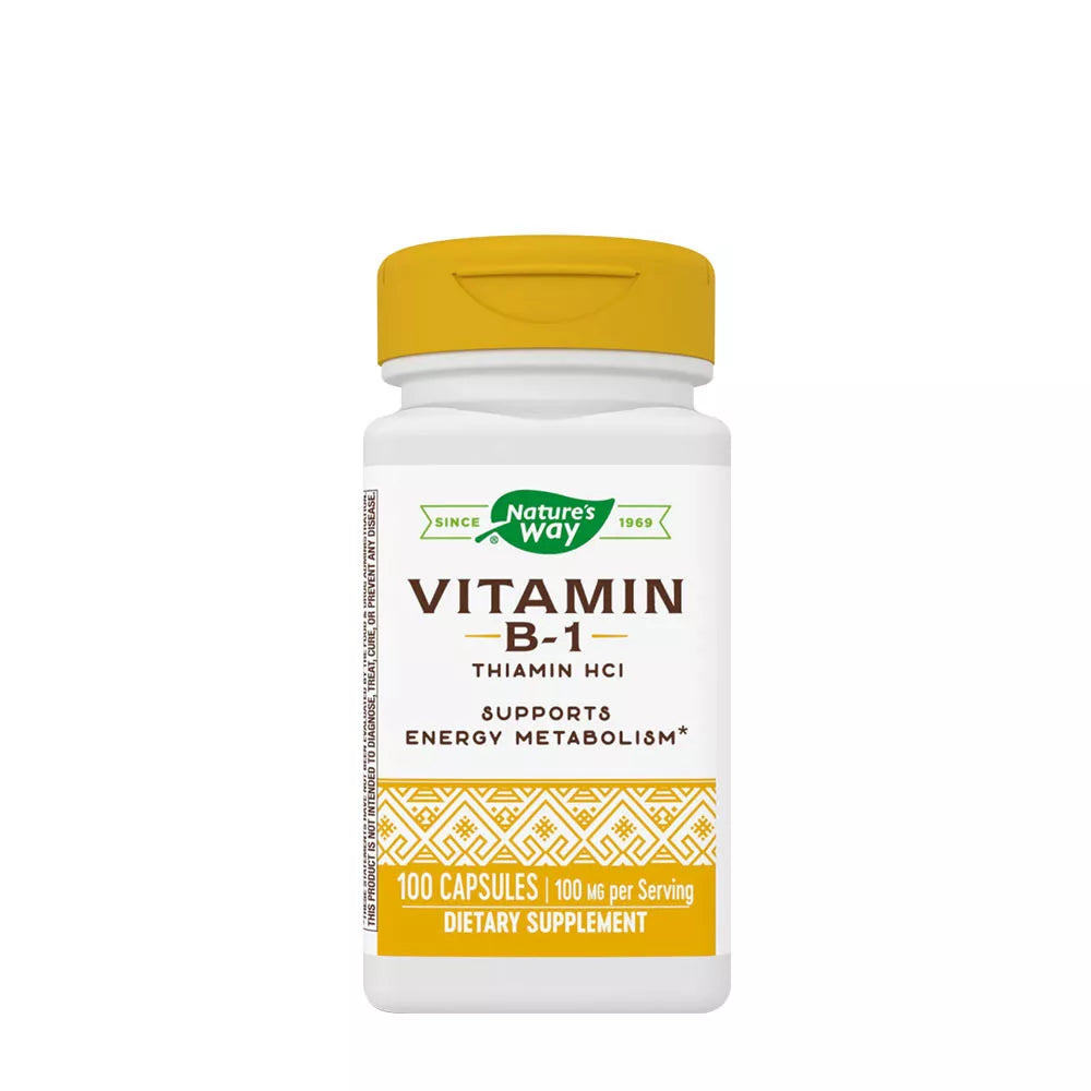 Nature's Way Vitamin B1 (100 Capsules)