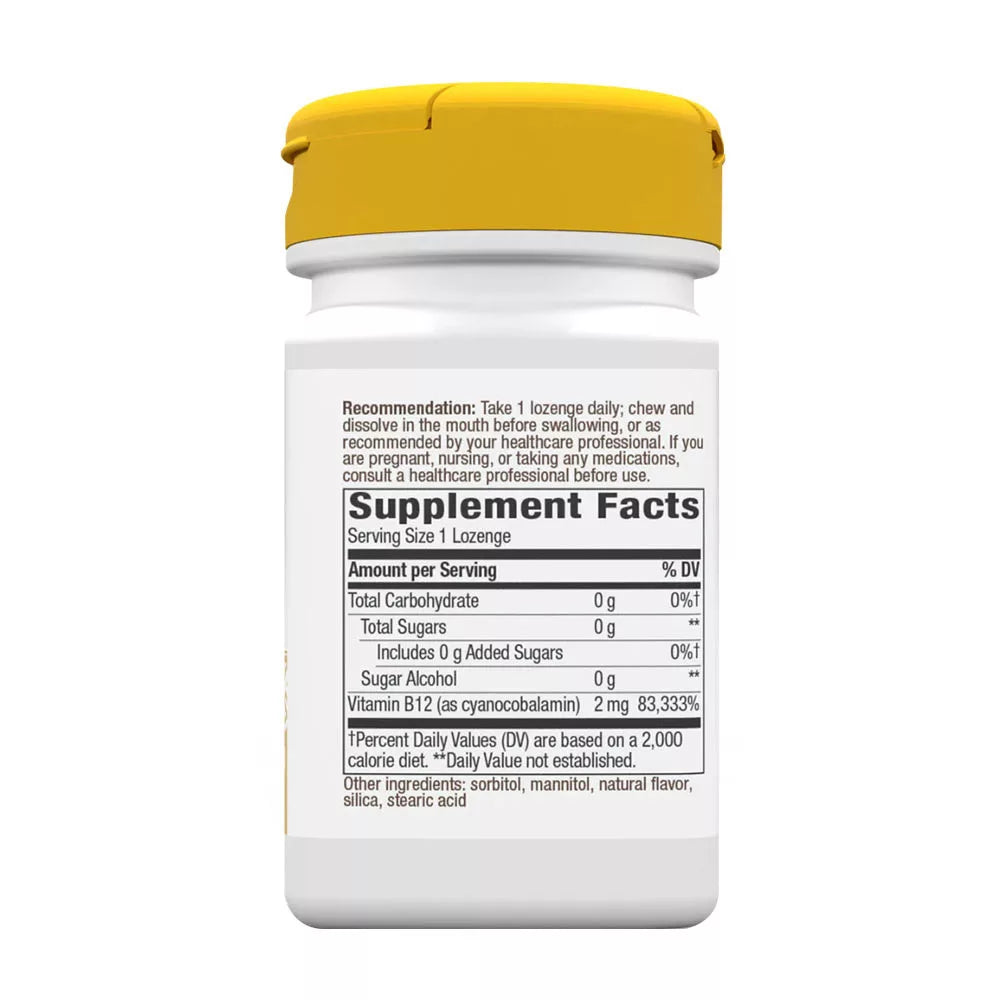 Nature's Way Vitamin B12 (100 Lozenges, Cherry)