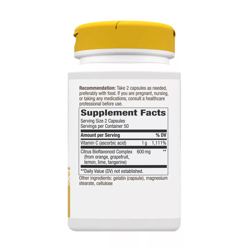 Nature's Way Vitamin C with Bioflavonoids (100 Capsules)