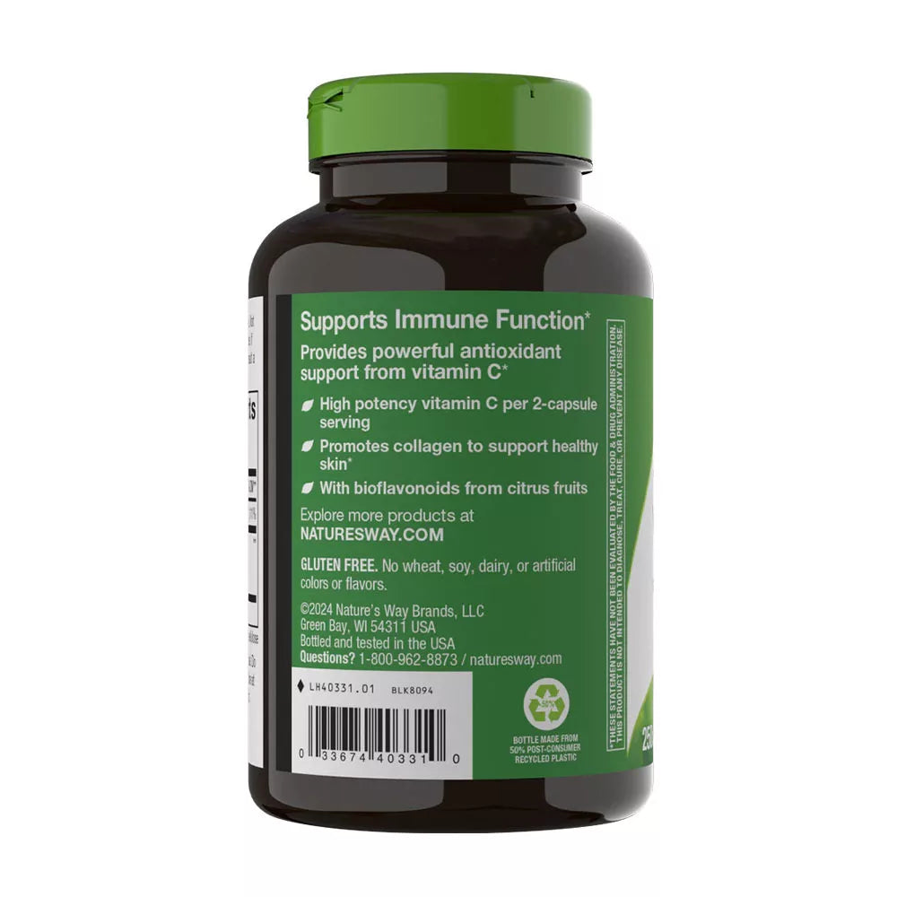 Nature's Way Vitamin C with Bioflavonoids (250 Capsules)