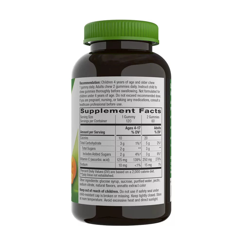Nature's Way Vitamin C Gummies (120 gummies, Orange)