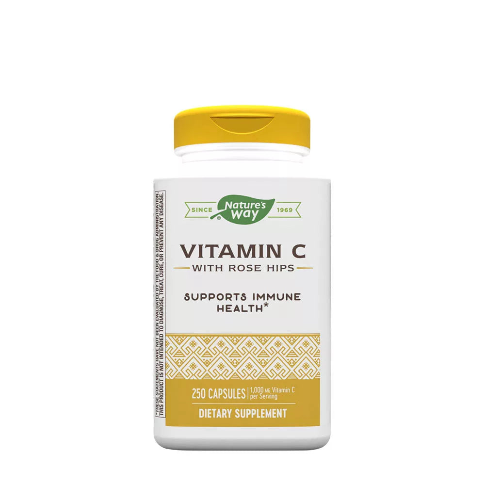 Nature's Way Vitamin C with Rose Hips (250 Capsules)