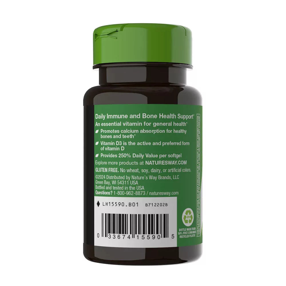 Nature's Way Vitamin D3 (120 Softgels)