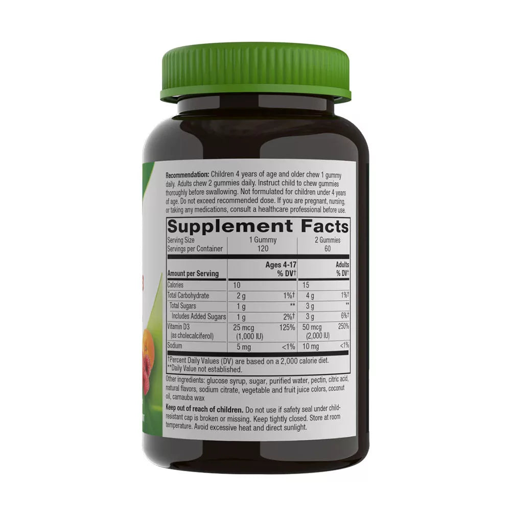 Nature's Way Vitamin D3 Gummies (120 gummies)
