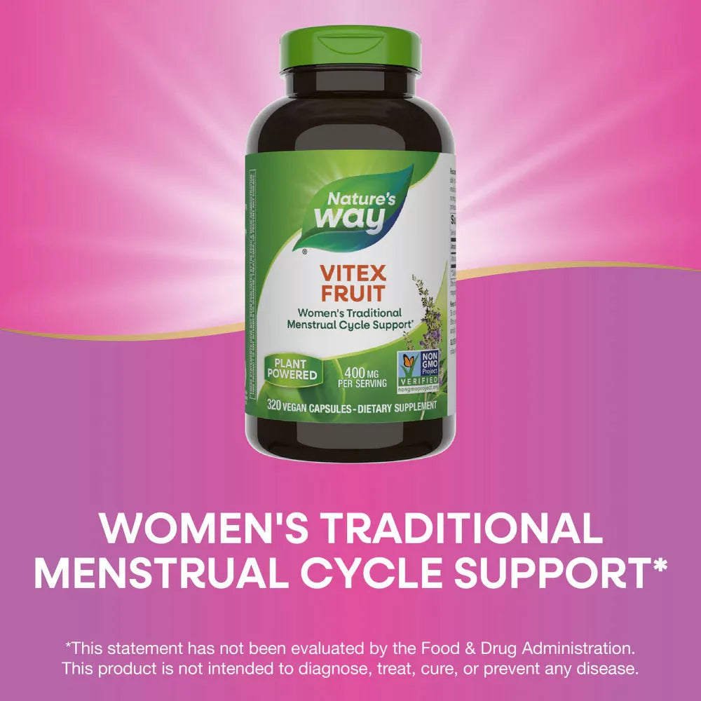 Nature's Way Vitex Fruit (320 Capsules)
