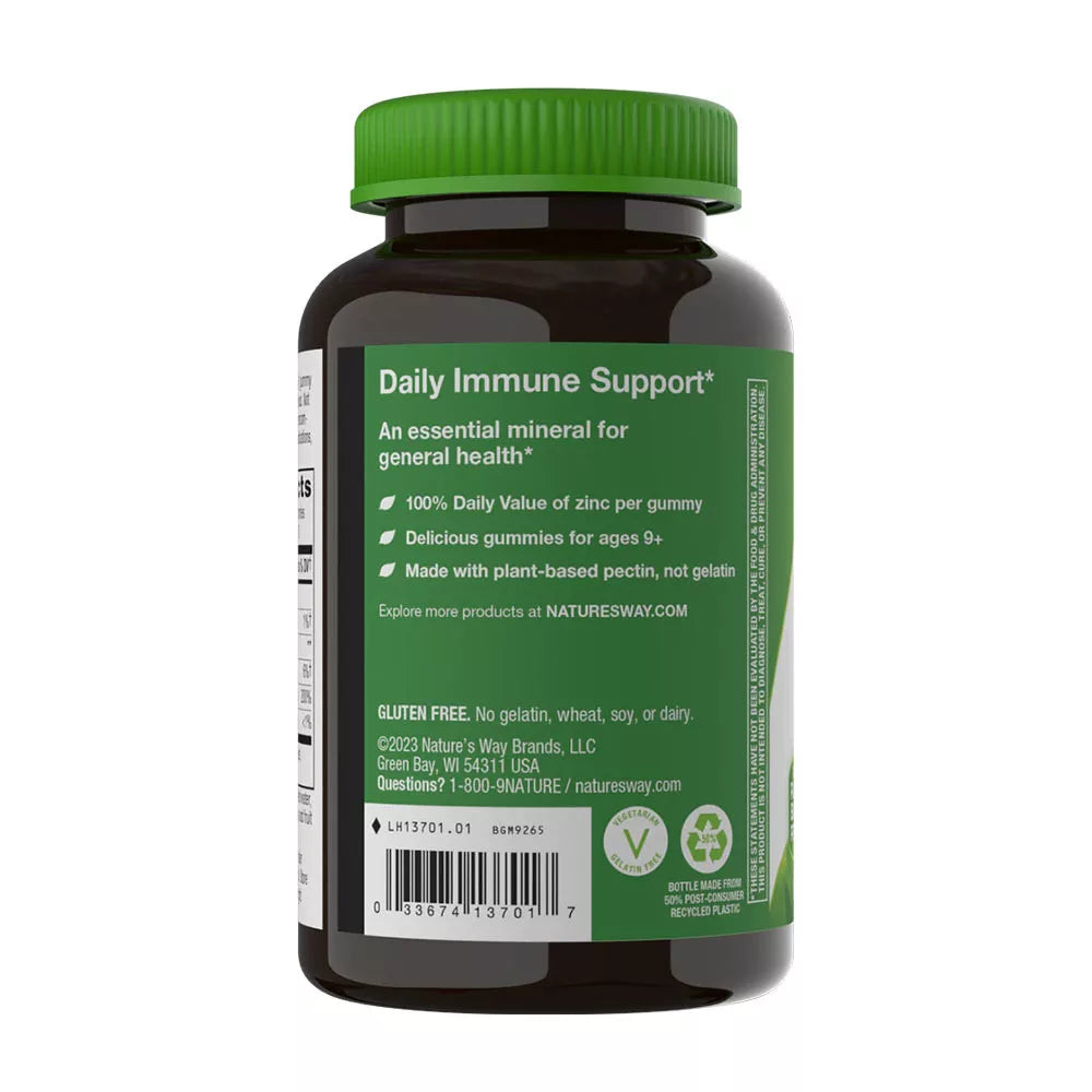 Nature's Way Zinc Gummies (120 gummies, Mixed Berry)
