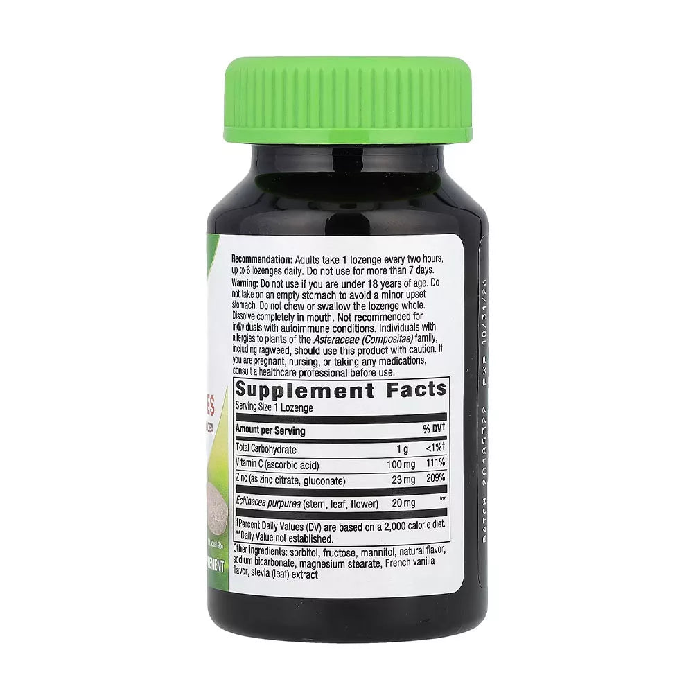 Nature's Way Zinc Lozenges (60 Lozenges, Wild Berry)
