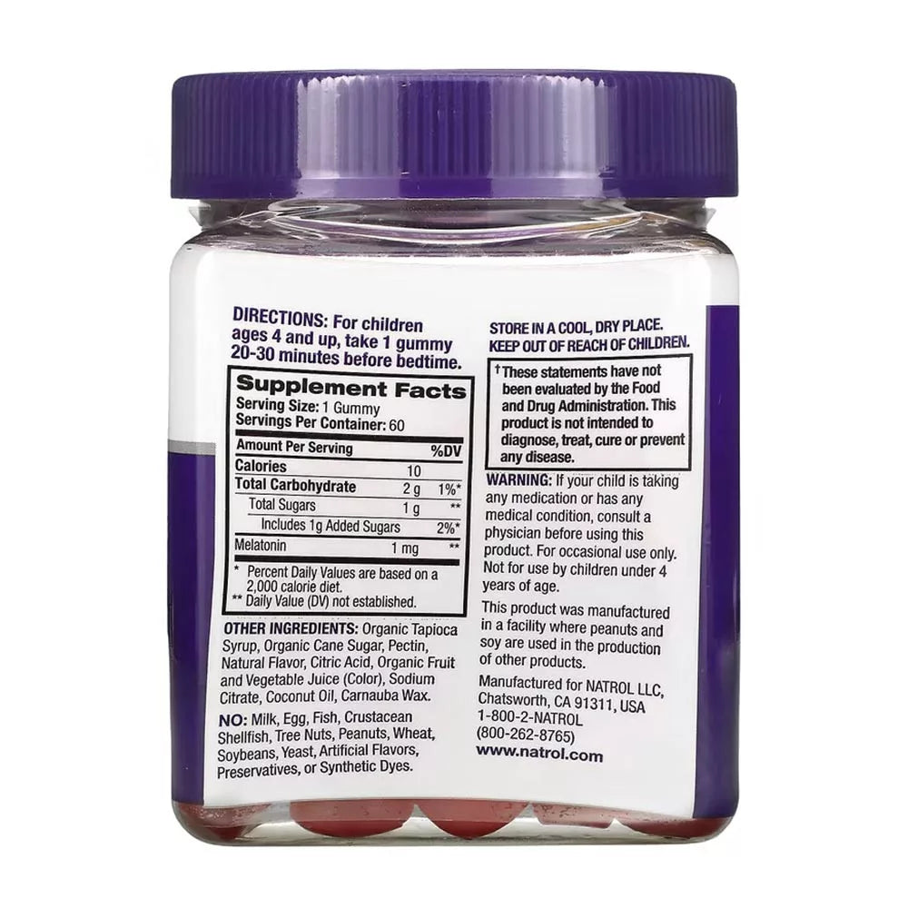 Natrol Kids Melatonin Berry Gummies (60 Gummies, Berry)