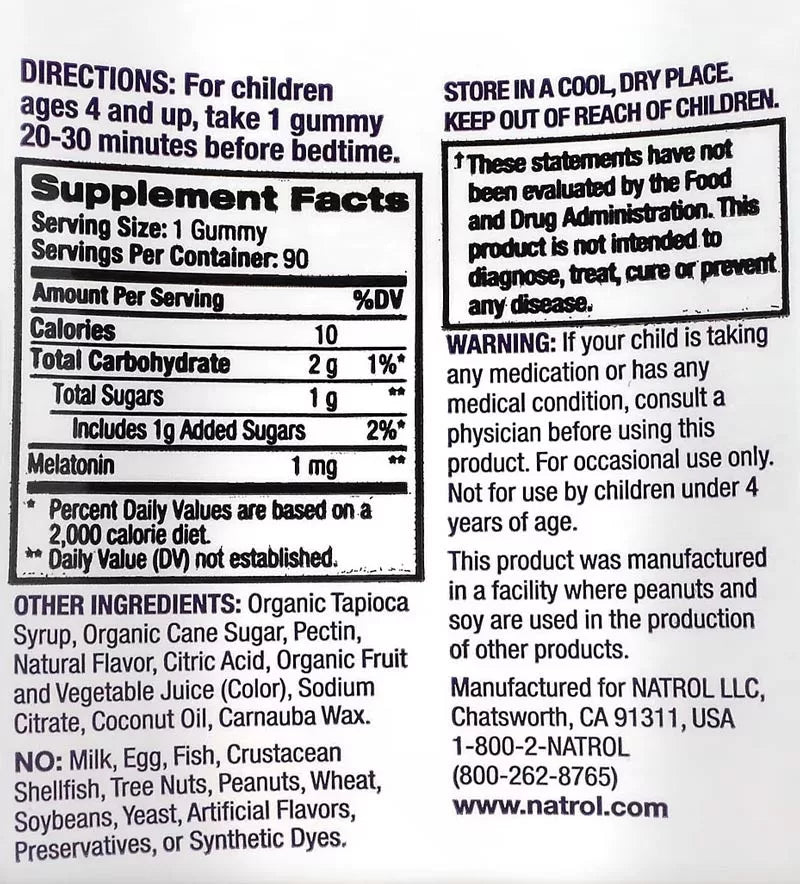 Natrol Kids Melatonin Berry Gummies (90 Gummies, Berry)