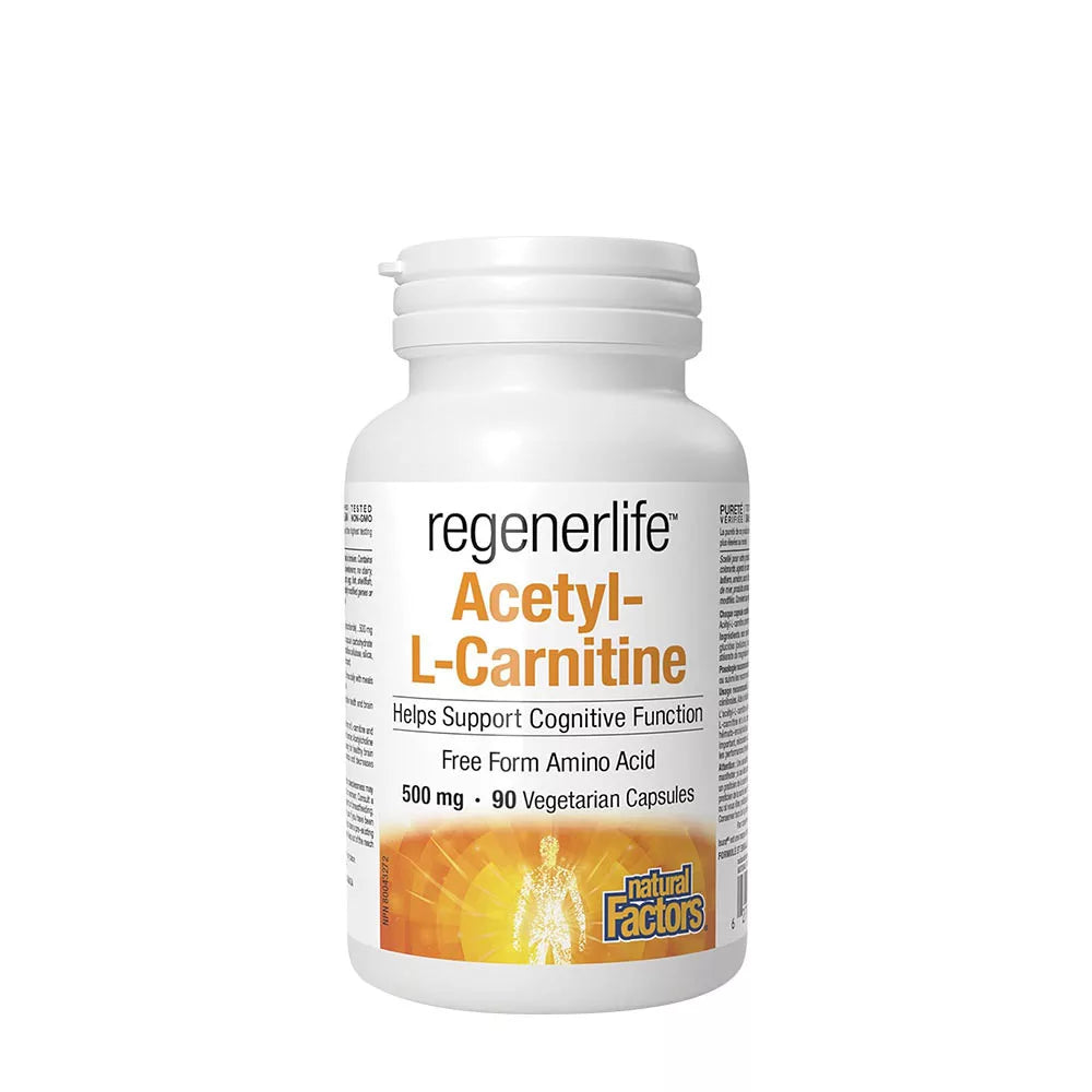 Natural Factors Acetyl-L-Carnitine (90 Capsules)