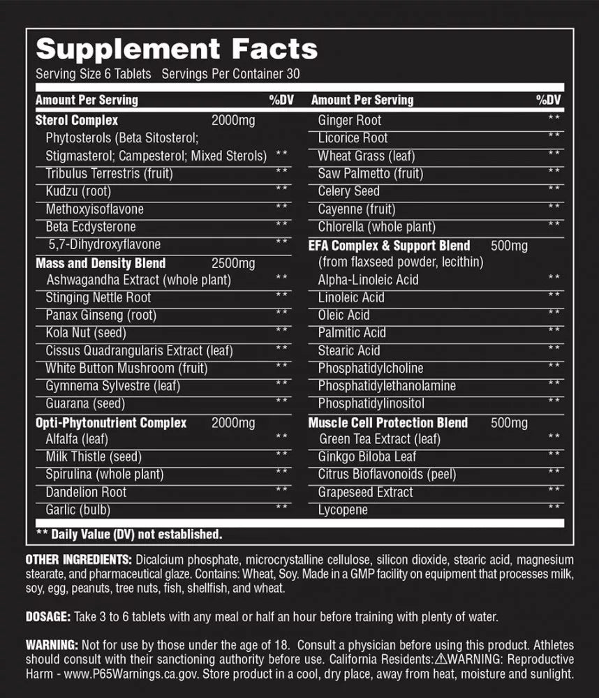 Universal Nutrition Natural Sterol Complex™ (180 Tablets)