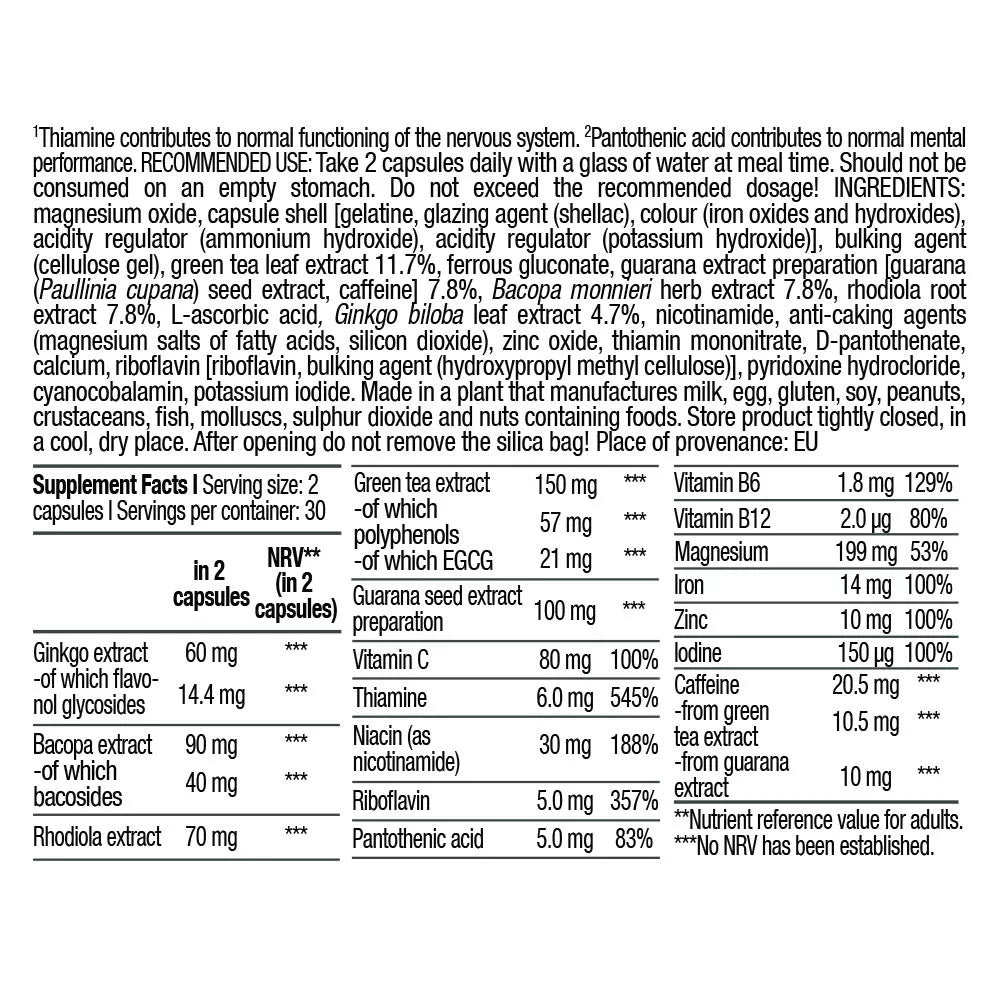 BioTechUSA Neuro (60 Capsules)