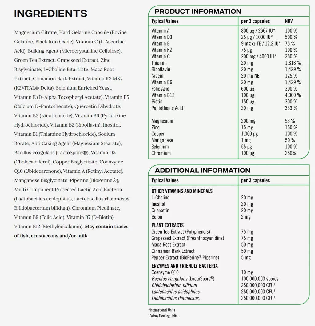 Reflex Nutrition Nexgen Pro Multivitamin (90 Capsules)