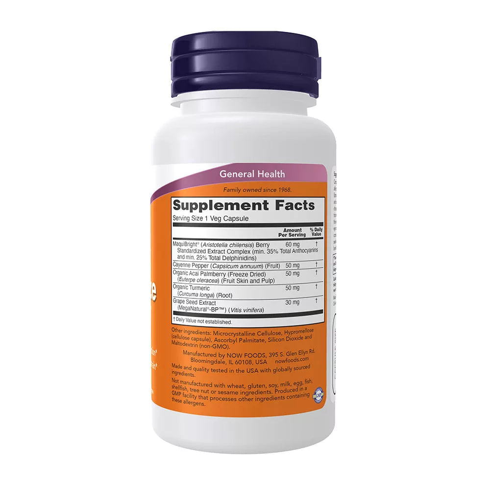 Now Foods Eye Moisturize with MaquiBright® (60 Veg Capsules)