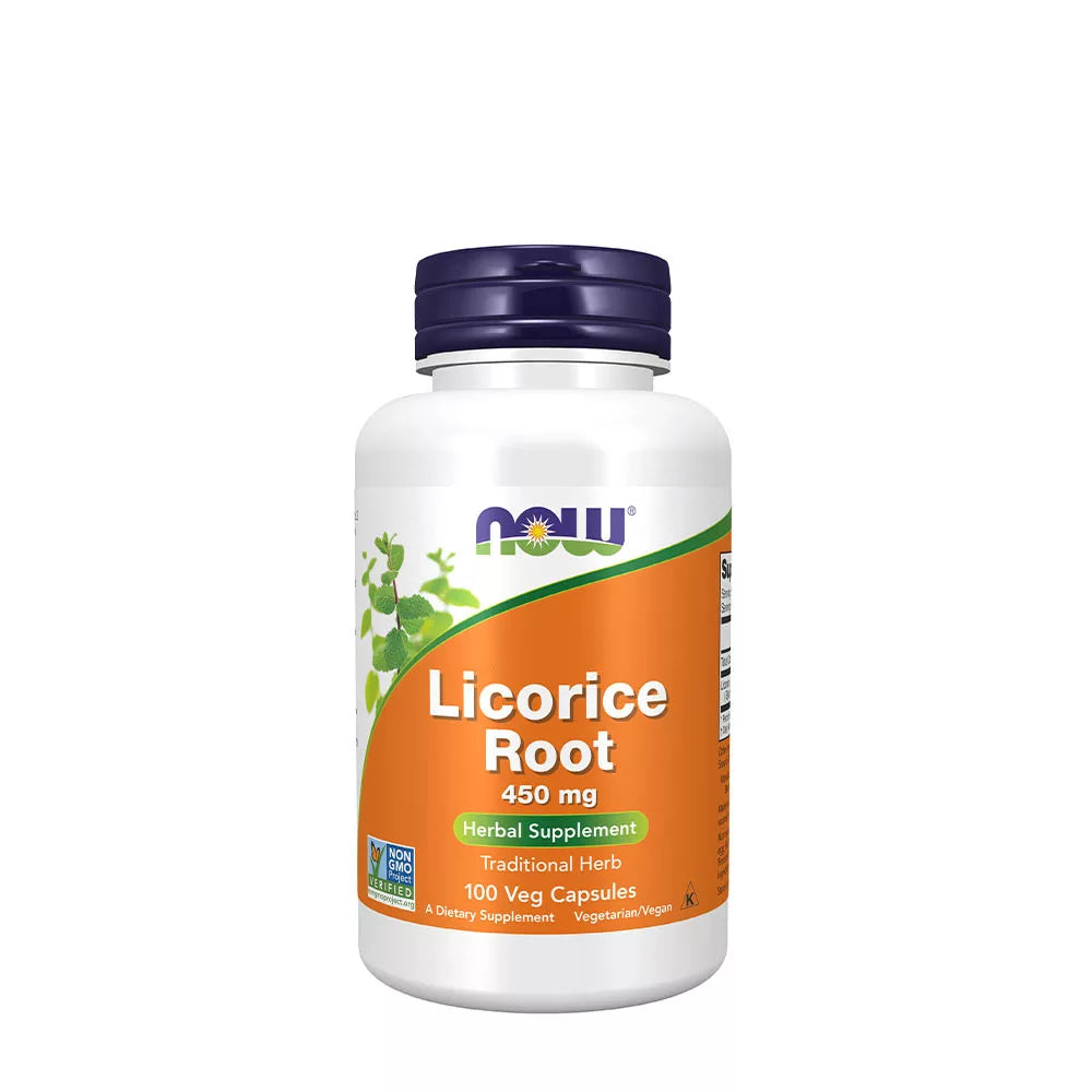 Now Foods Licorice Root 450 mg (100 Capsules)