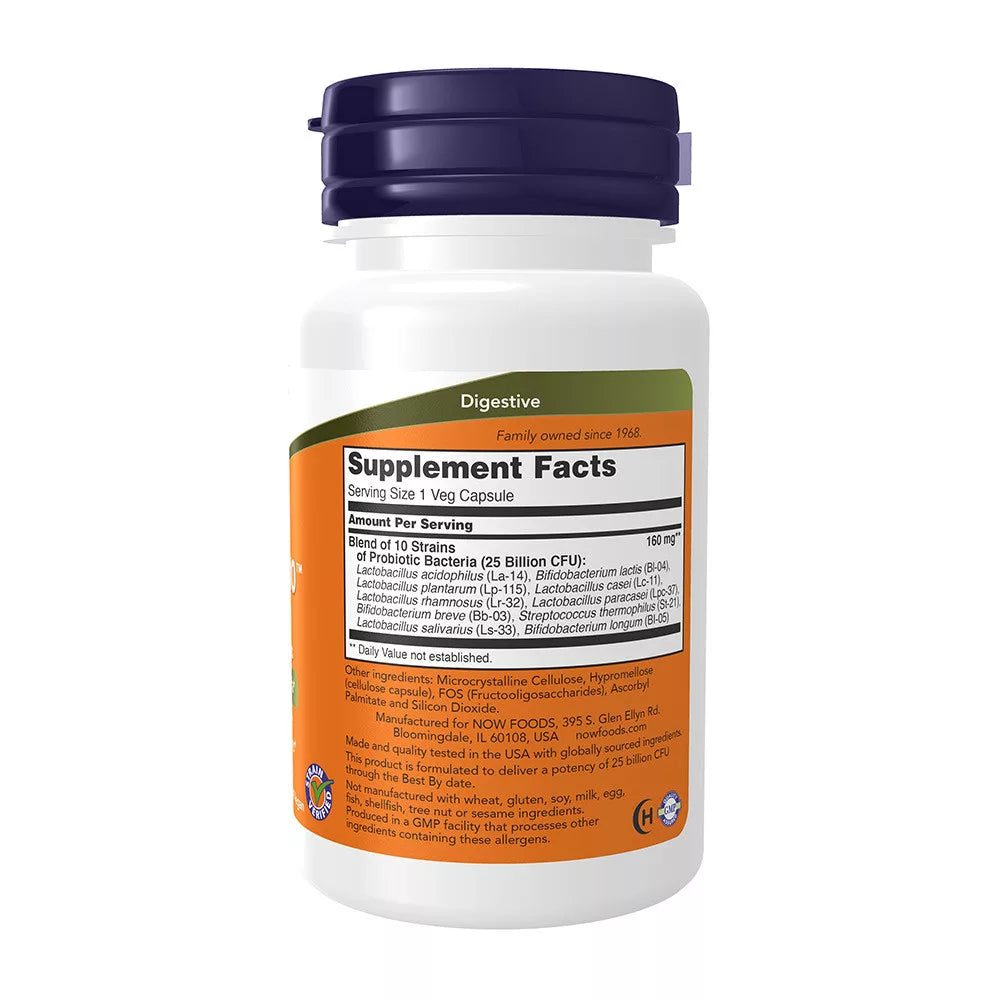 Now Foods Probiotic-10™ 25 Billion (50 Veg Capsules)