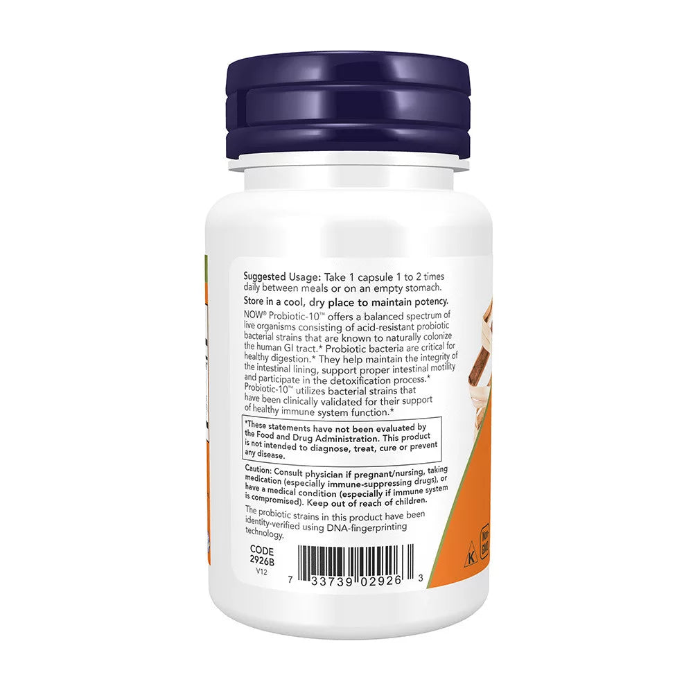 Now Foods Probiotic-10™ 25 Billion (50 Veg Capsules)