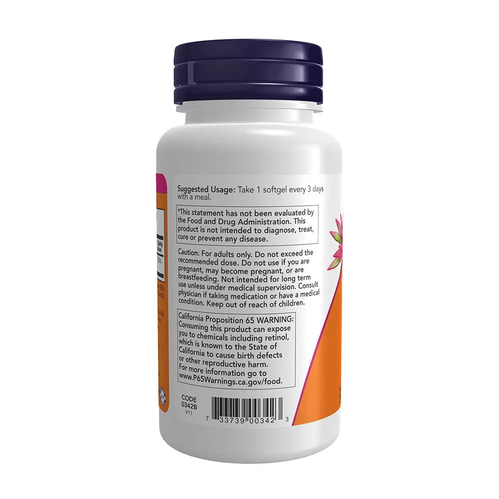 Now Foods Vitamin A 25000 IU (250 Softgels)