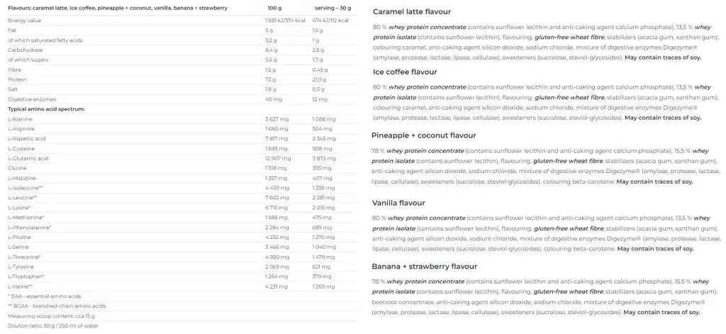 Nutrend 100% Whey Protein (30 g, Vanilla)