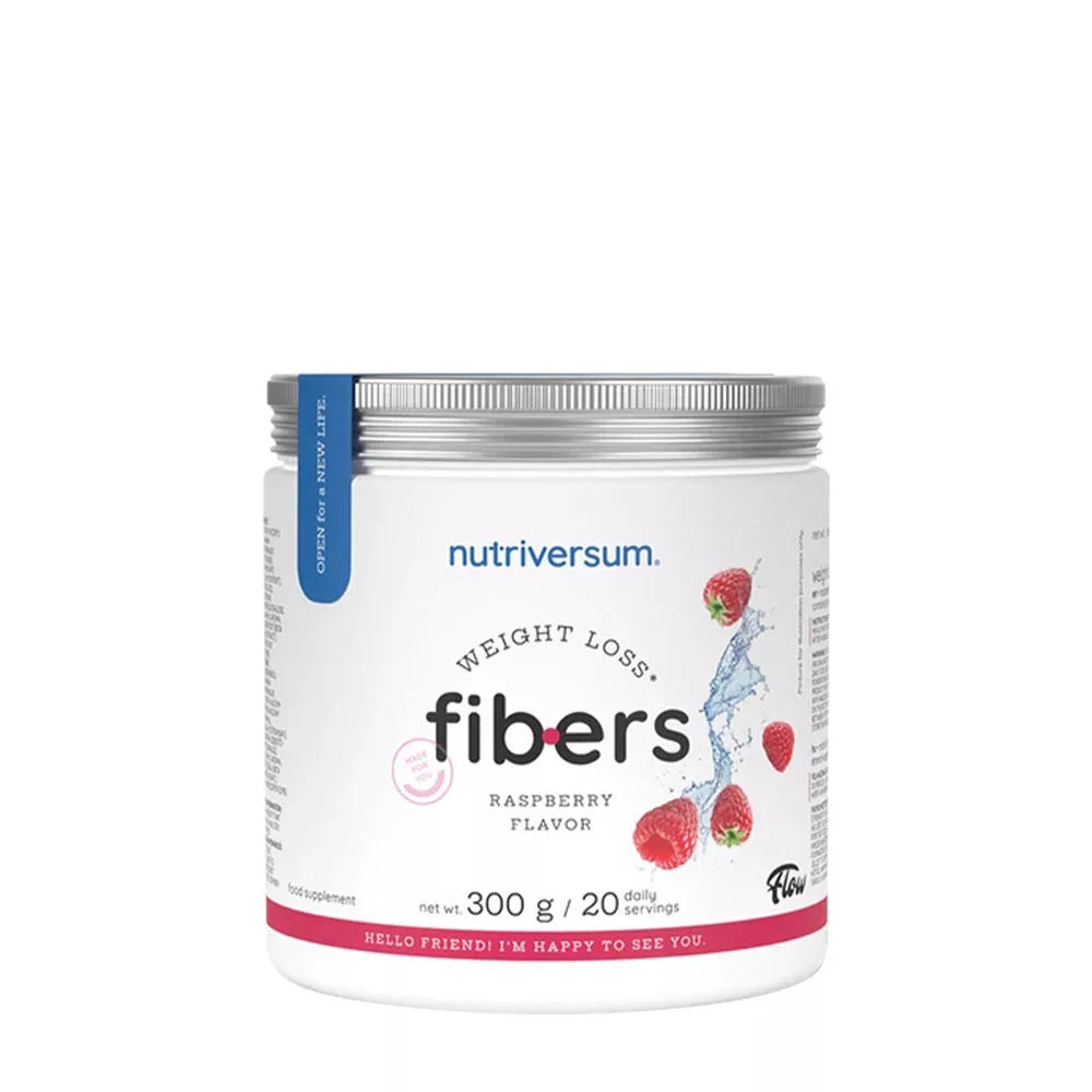 Nutriversum Weight Loss Fibers (300 g, Raspberry)