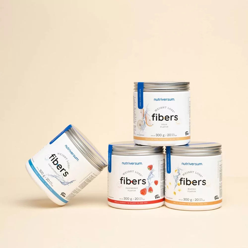 Nutriversum Weight Loss Fibers (300 g, Raspberry)