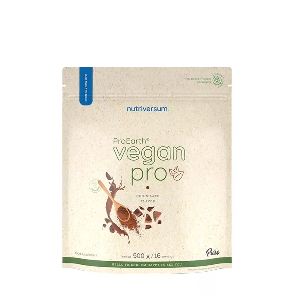 Nutriversum Vegan Pro ProEarth® Protein Powder (500 g, Chocolate)