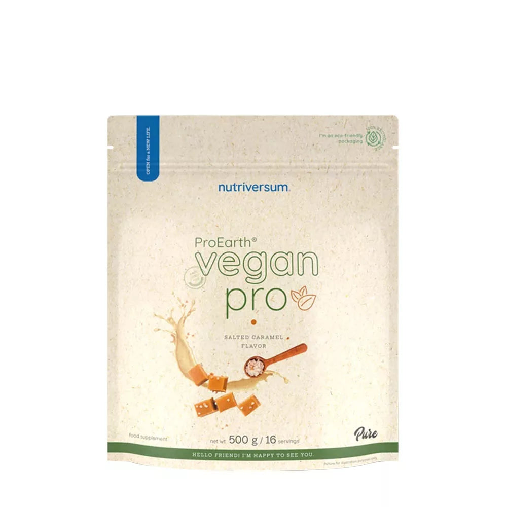 Nutriversum Vegan Pro ProEarth® Protein Powder (500 g, Salted Caramel)