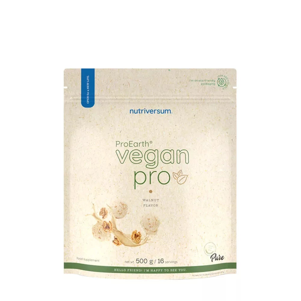 Nutriversum Vegan Pro ProEarth® Protein Powder (500 g, Walnut)