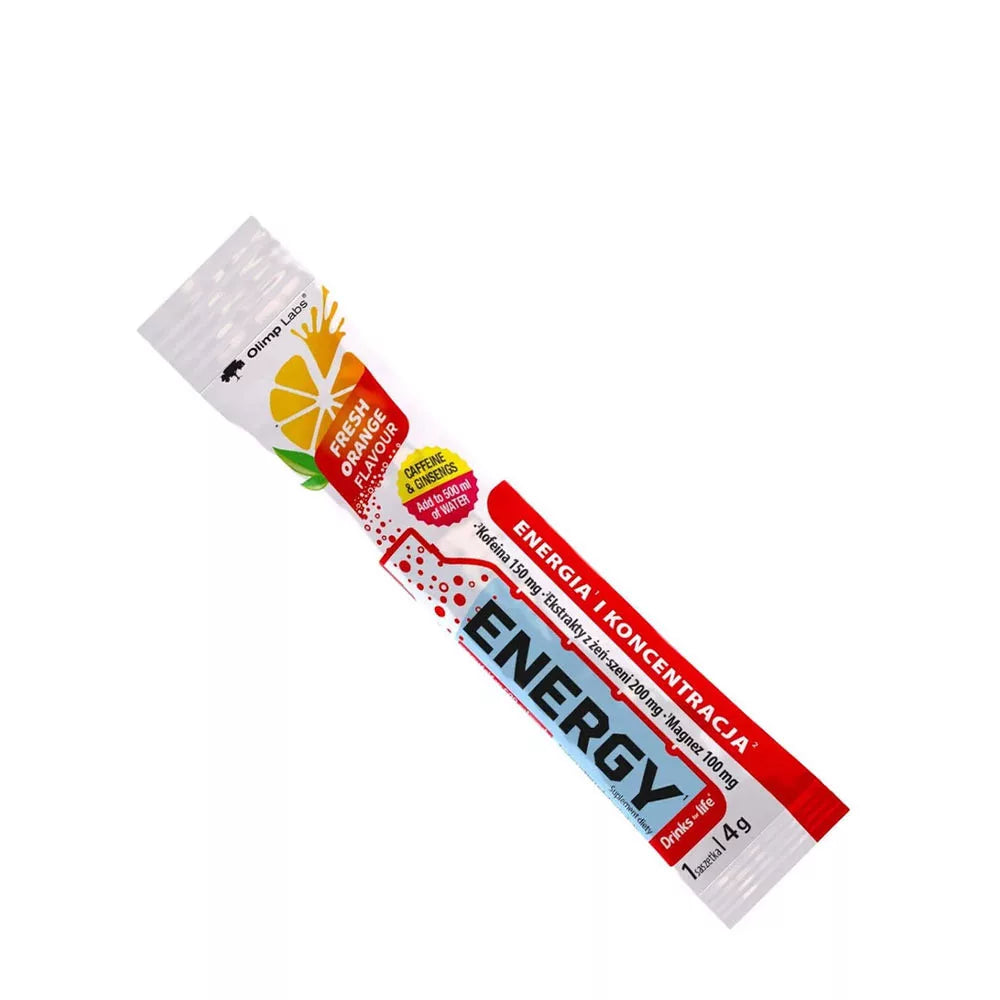 Olimp Labs Drinks for life ENERGY (1 Sachet, Fresh Orange)