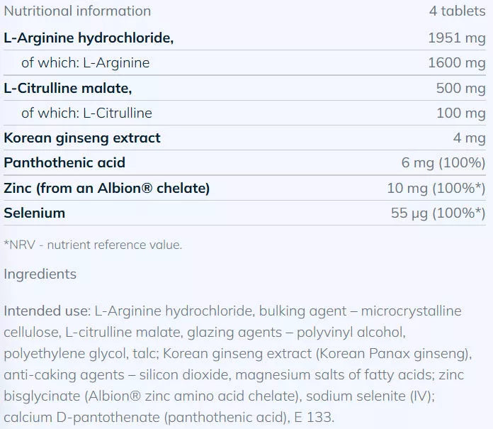 Olimp Labs Erekton Fast (8 tablets)