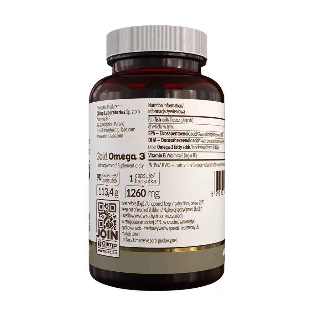 Olimp Labs Gold Omega 3 (65%) (90 Caplets)