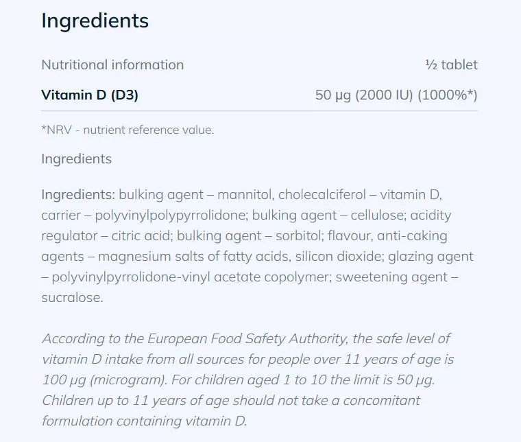 Olimp Labs Gold-Vit D3 FAST 4000 IU (30 Tablets)