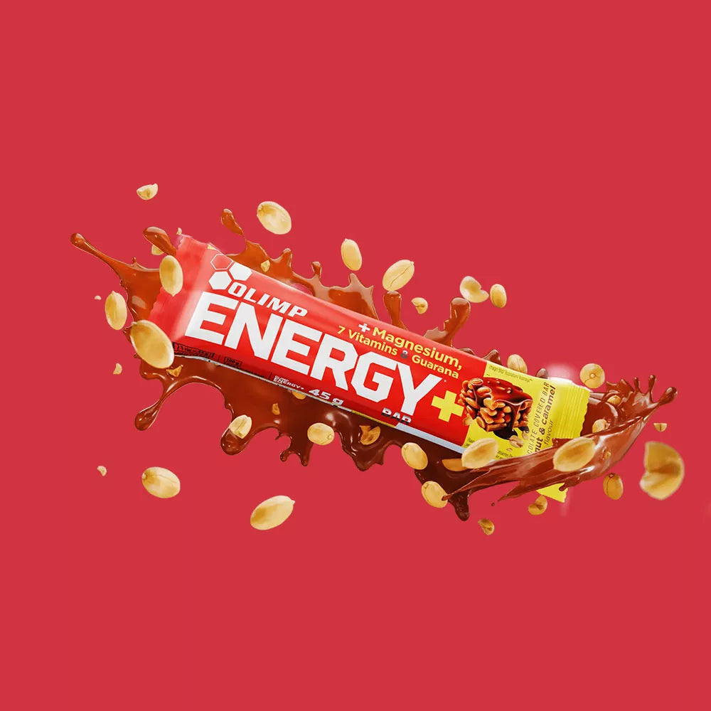 Olimp Sport Energy+ Bar (45 g, Peanut Caramel)