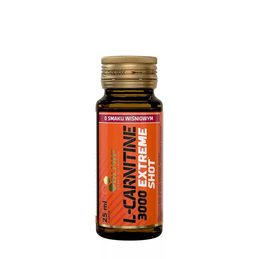 Olimp Sport L-Carnitine 3000 Extreme Shot Glass (25 ml, Cherry)