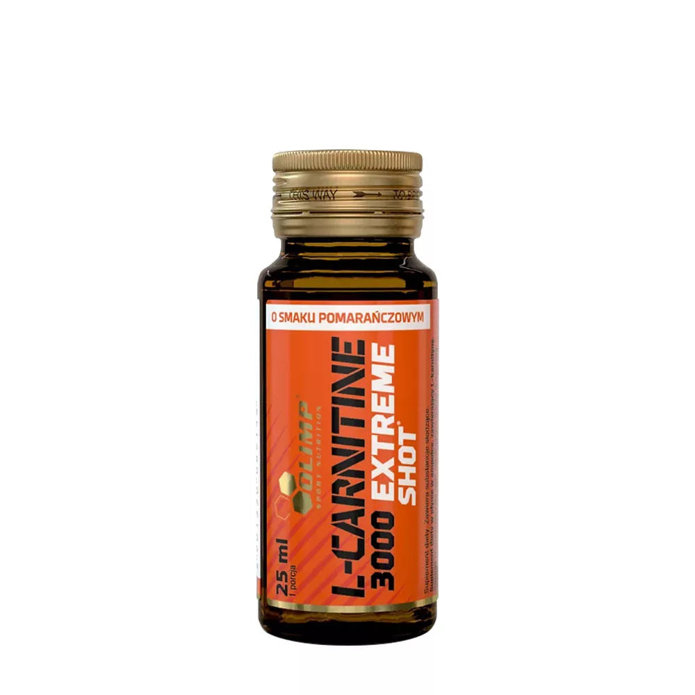Olimp Sport L-Carnitine 3000 Extreme Shot Glass (25 ml, Orange)