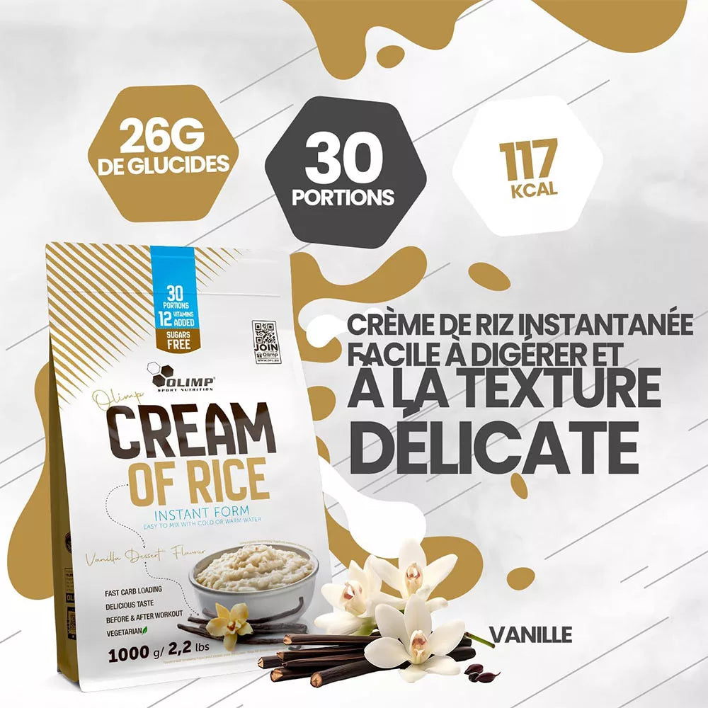 Olimp Sport Cream of Rice (1000 g, Vanilla)