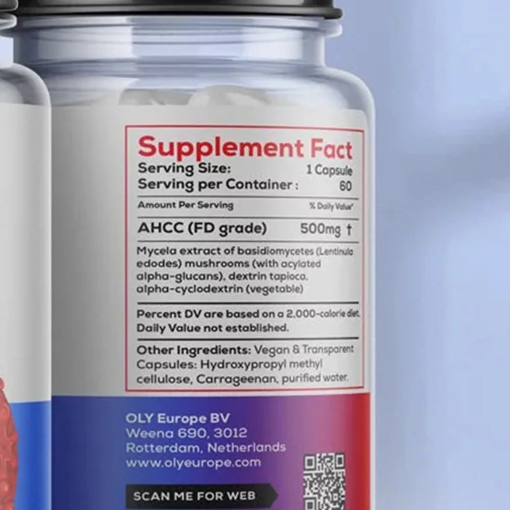 Oly AHCC 500 mg (60 Capsules)