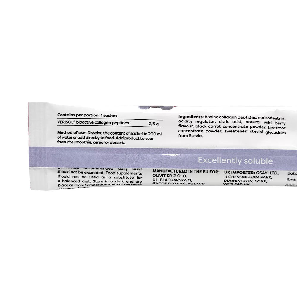 Osavi Collagen Hair, Skin and Nails (1 Sachet, Wild Berry)