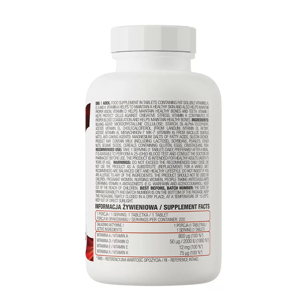 OstroVit ADEK (200 Tablets)
