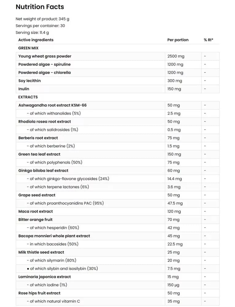 OstroVit All Green Superfoods (345 g)